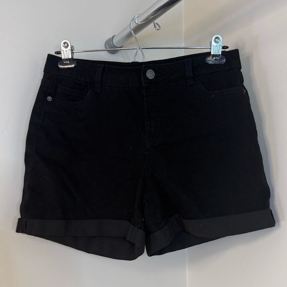 George Pants - George Black High-Waisted Jean Shorts Size 6 – Classic Fit, Everyday Essential